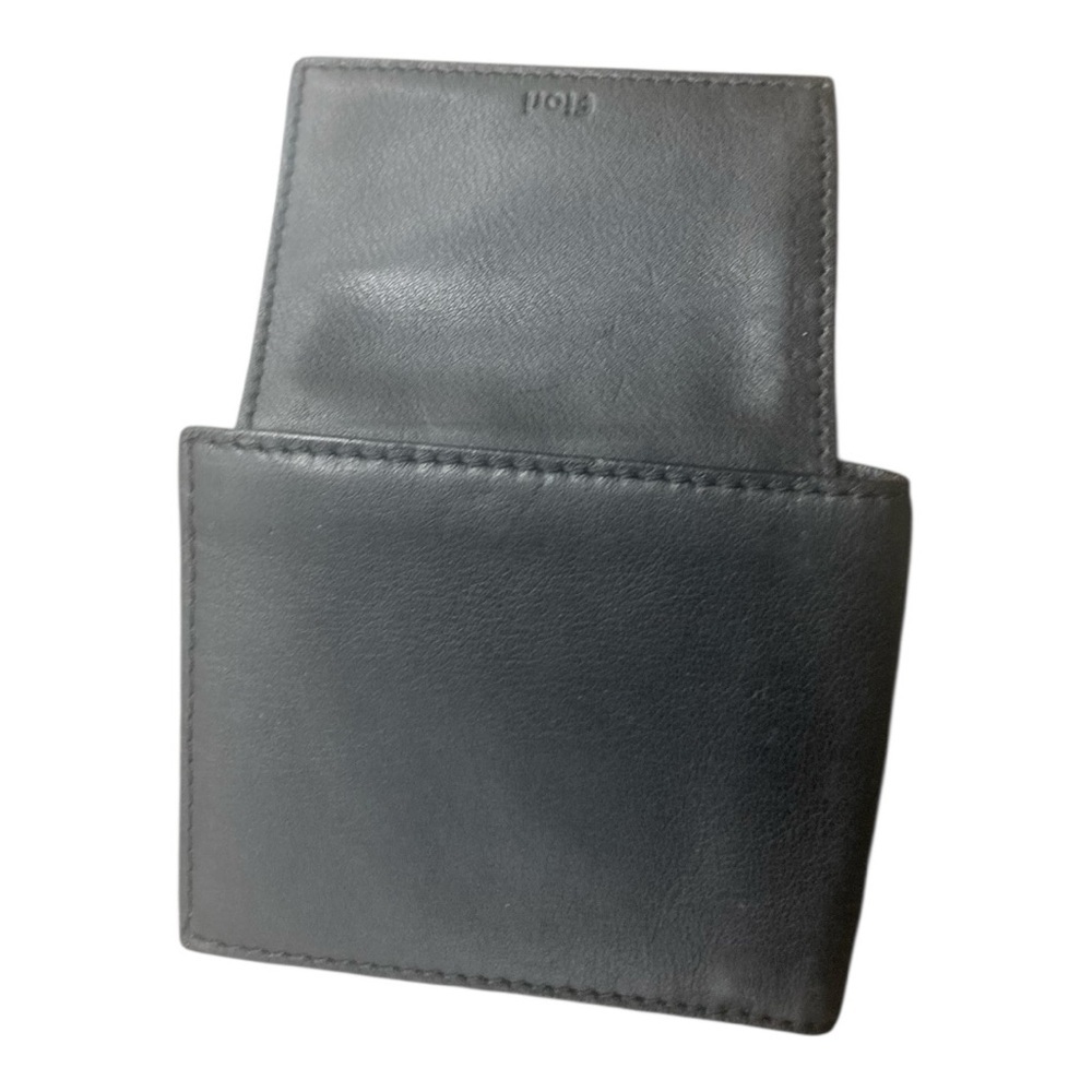 Black Leather wallet Card Holder